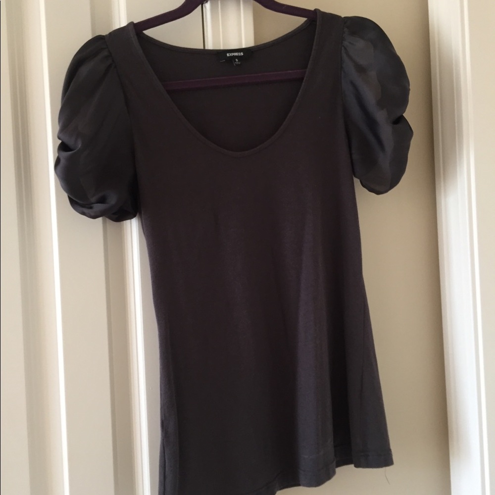 Express Charcoal Going Out Top